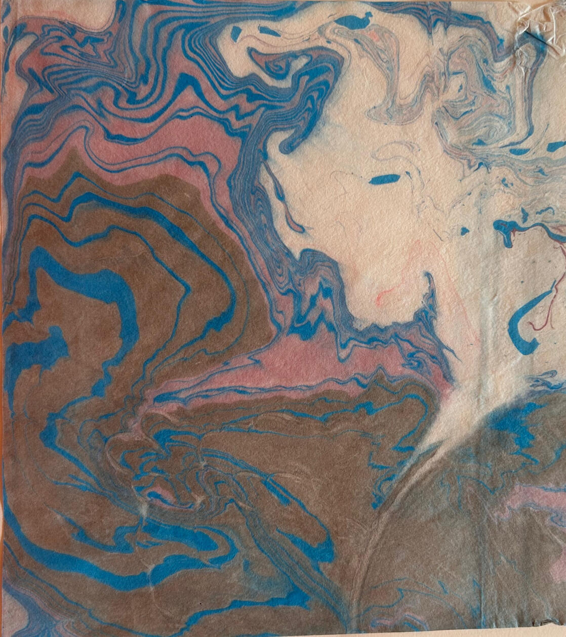 Suminagashi print
